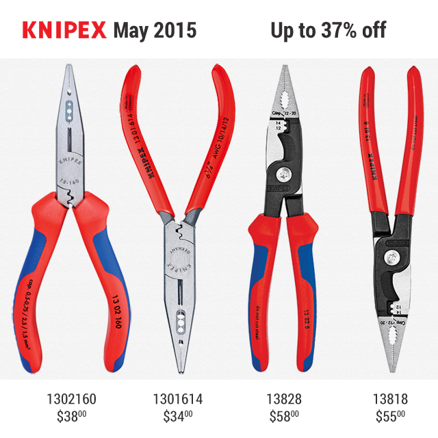 Knipex May Promo KC Tool Electrician 2015
