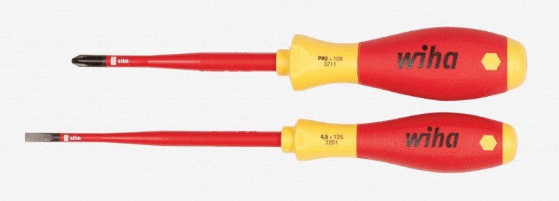 wiha 32189 insulated screwdriver set phillips #2 and slotted
